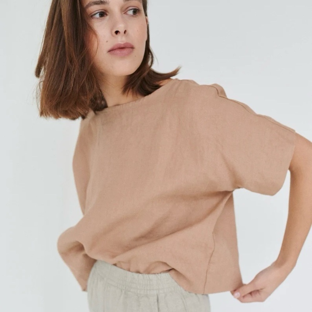 Linenfox Mona Linen Top M